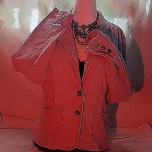 MOSSISSUE BY MOSSIMO XXL Lavander Blazer